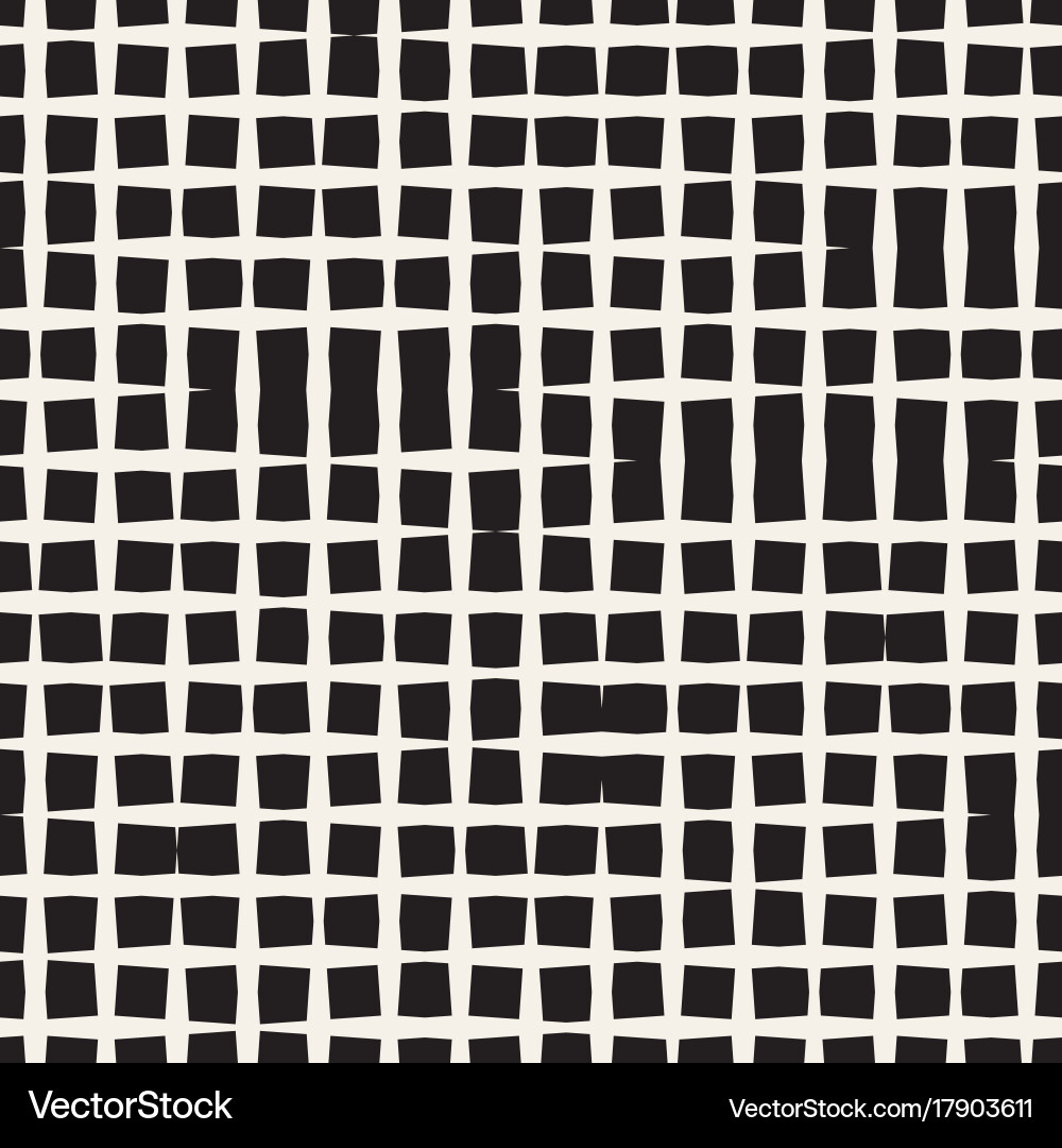 Seamless geometric lattice pattern irregular grid vector image
