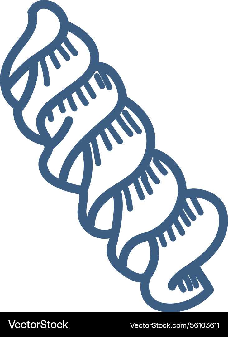 Seashell mollusk sketch Seashell mollusk sketch vector image