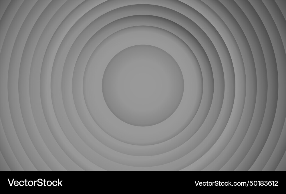 Abstract circle layers texture on gray background Abstract circle layers texture on gray background Vector Image