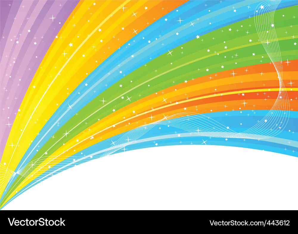 Abstract colorful background with star Vector Image