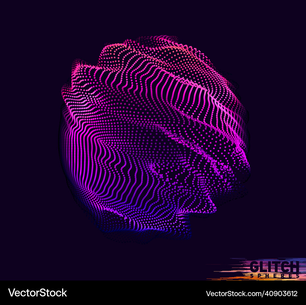 Abstract colorful mesh on dark background Abstract colorful mesh on dark background vector image