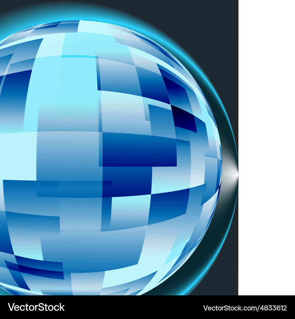 Concept of computer networking business Vector Image