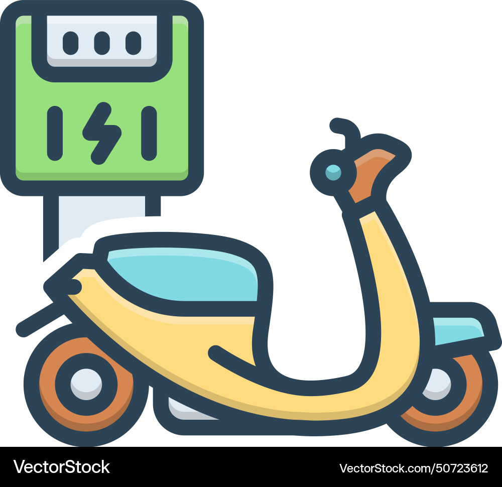Electric scooter Royalty Free Vector Image - VectorStock