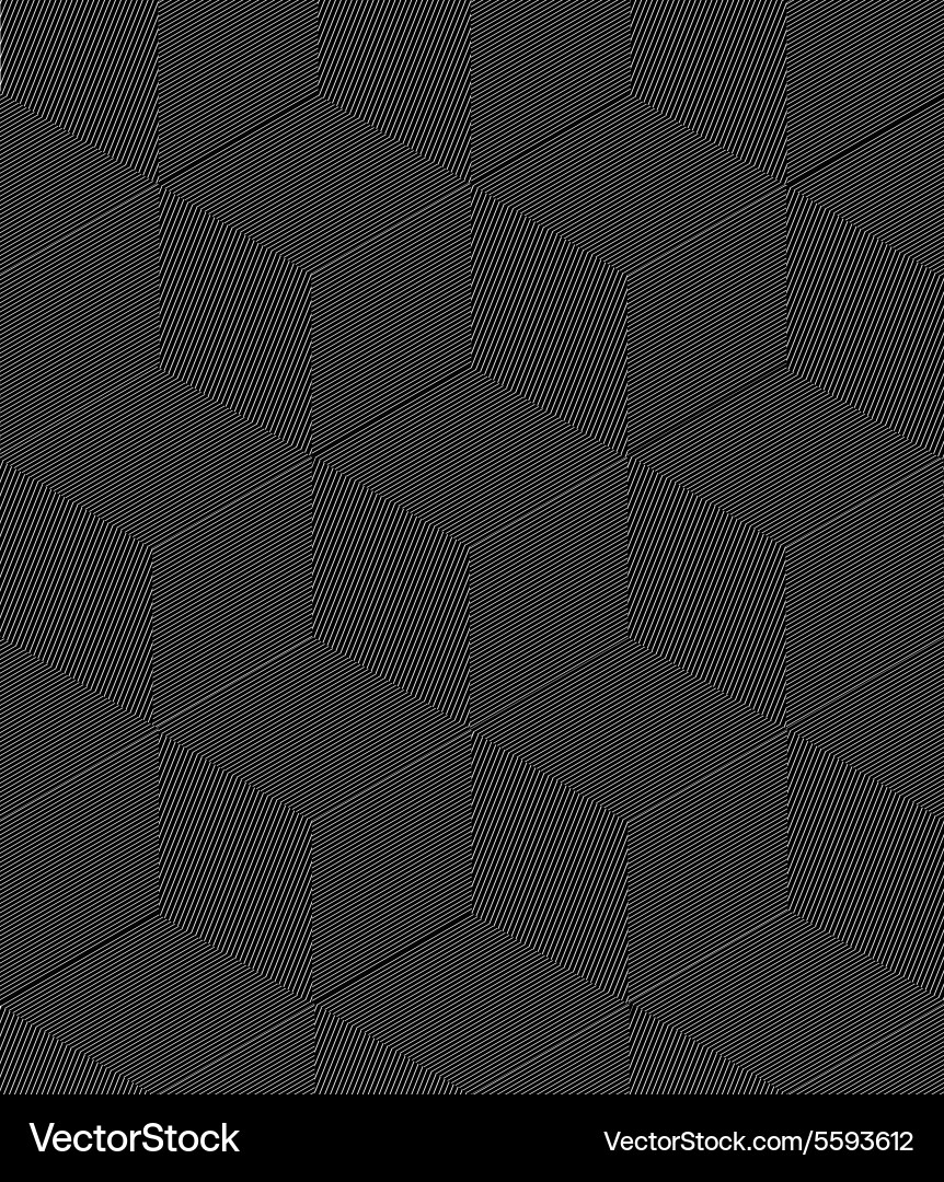 Geometric Cube Pattern Background vector image
