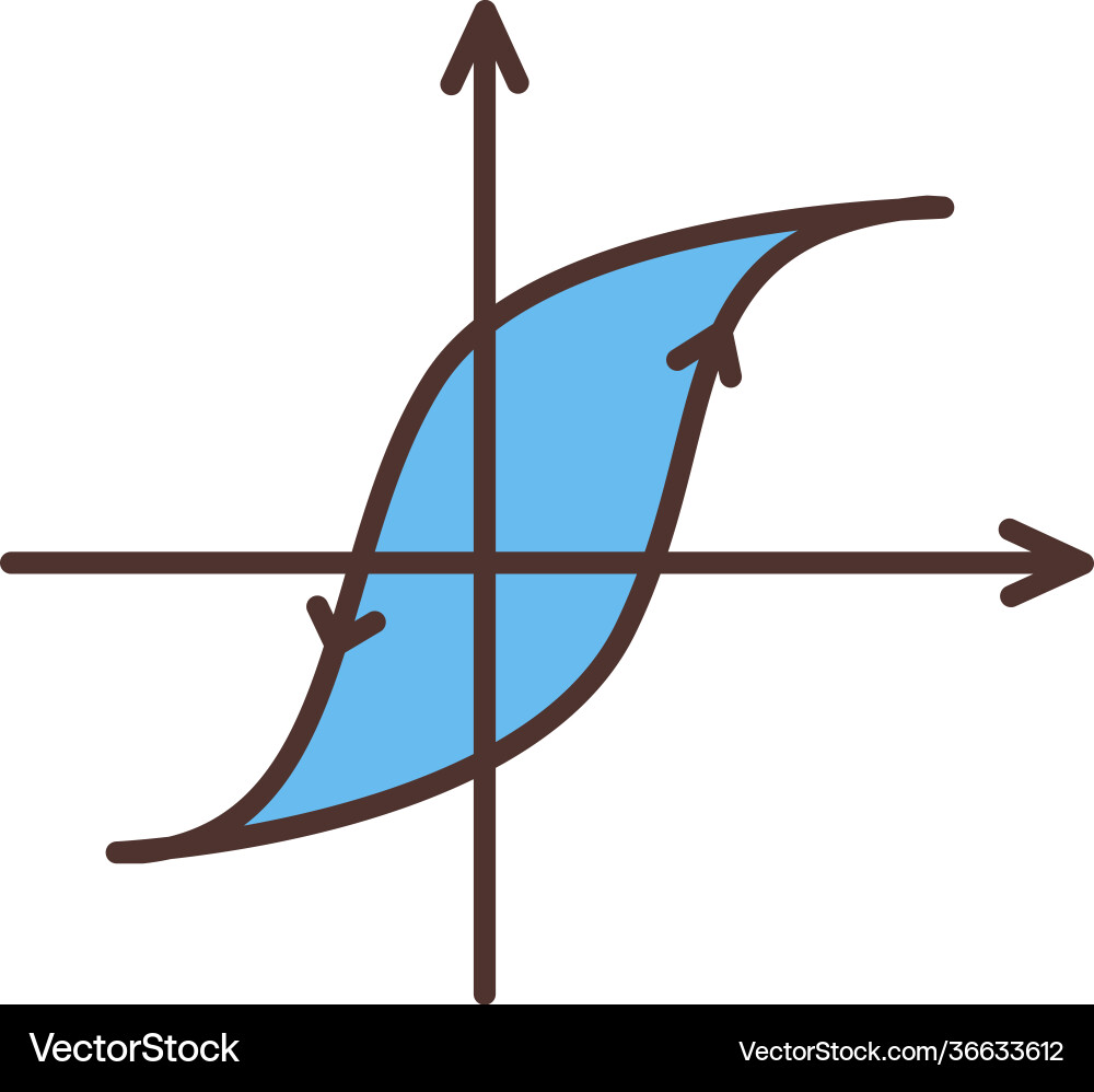 Graphing rgb color icon Graphing rgb color icon Vector Image