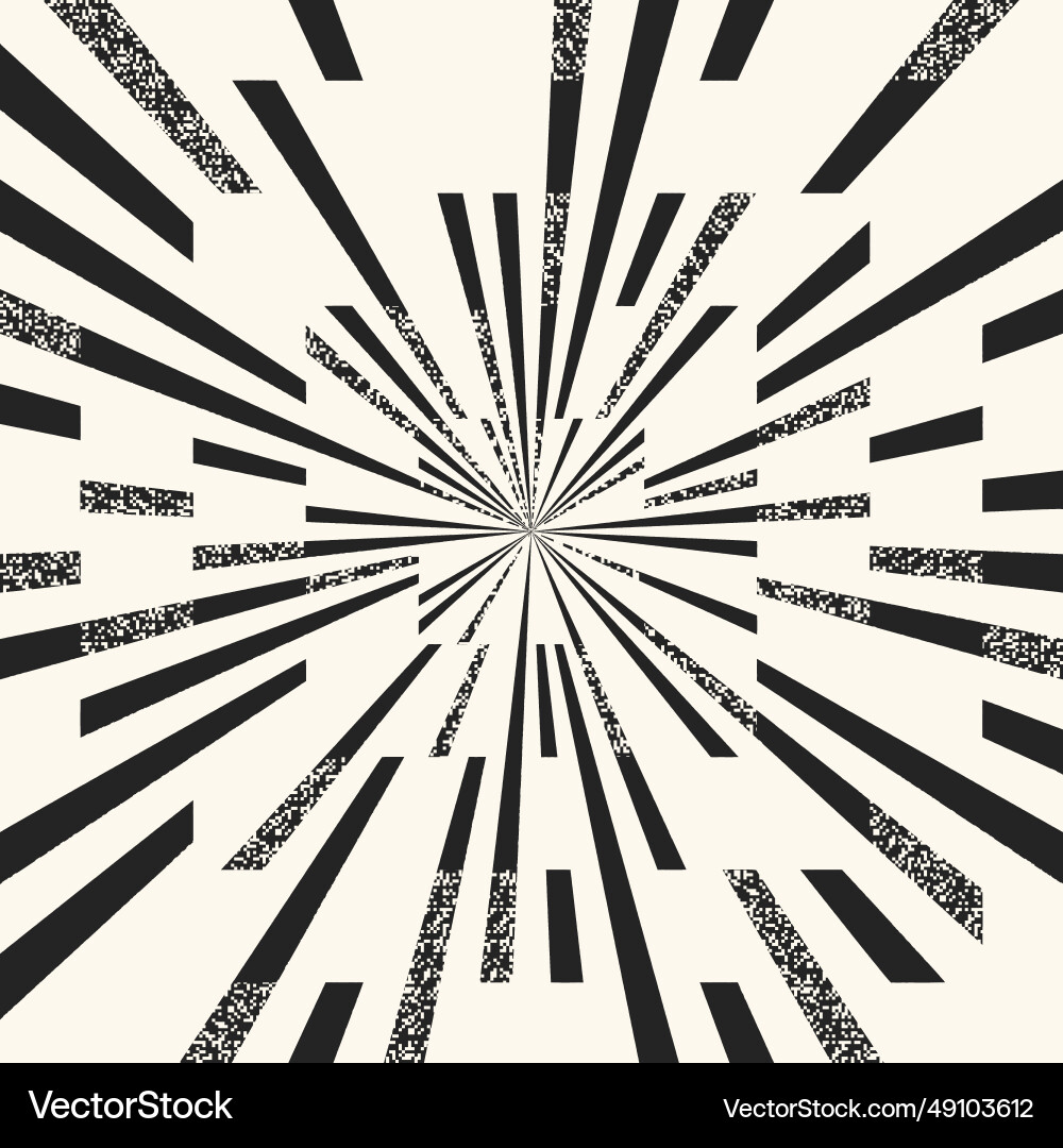 Monochrome glitch textured broken striped pattern Monochrome glitch textured broken striped pattern vector image