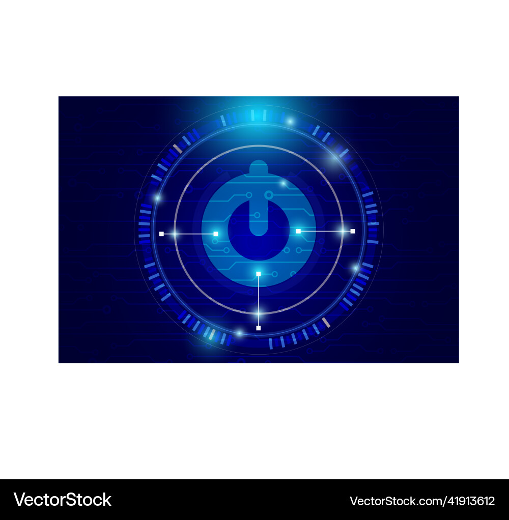Security safe hi tech concept with circuit board Security safe hi tech concept with circuit board vector image