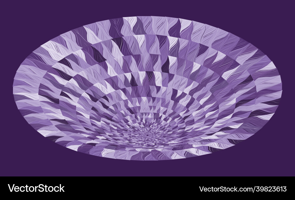 Abstract round concentric pattern with ethnic Abstract round concentric pattern with ethnic Vector Image