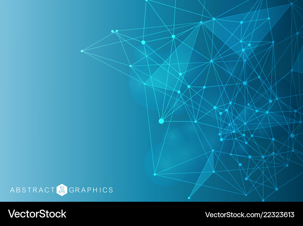 Big data visualization background modern Big data visualization background modern vector image