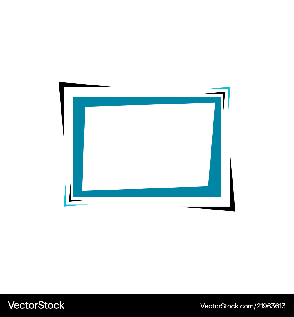 Bright frame for text or banner web design Bright frame for text or banner web design Vector Image
