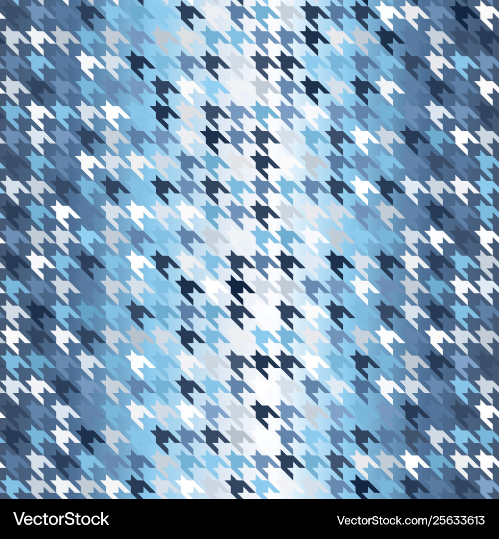 Glowing Houndstooth Pattern vector image