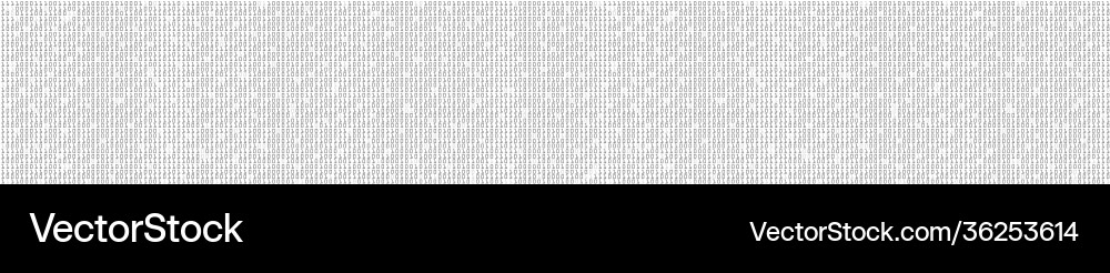 Computer science is a binary number system vector image