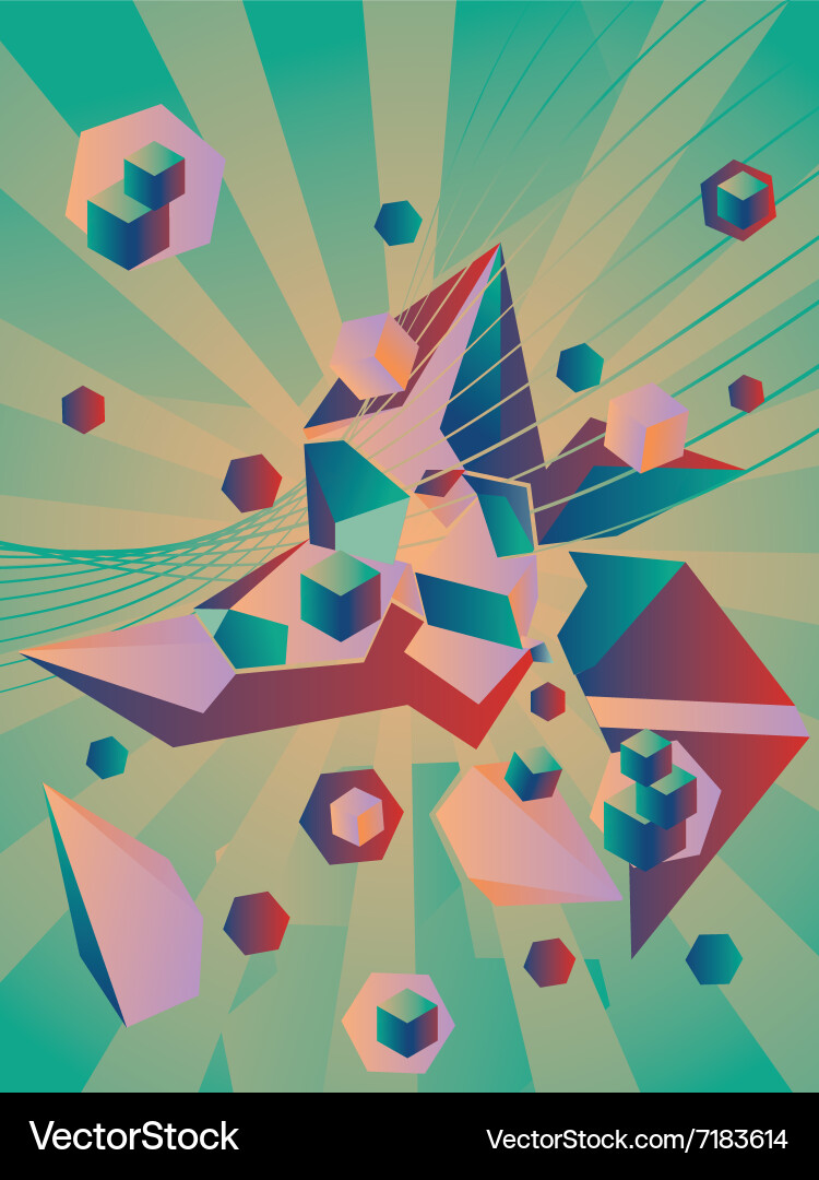 Geometric abstraction2 vector image