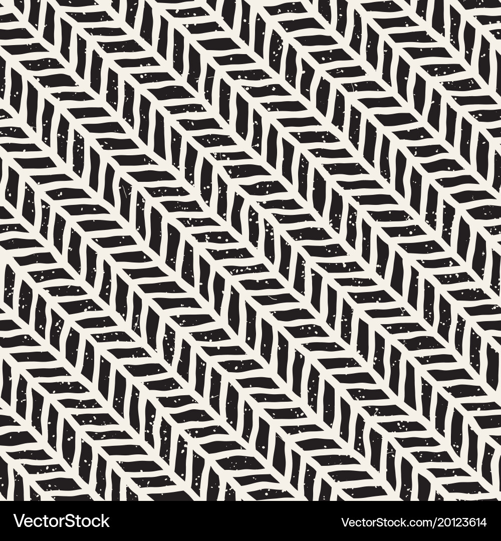 Hand drawn style seamless pattern abstract vector image