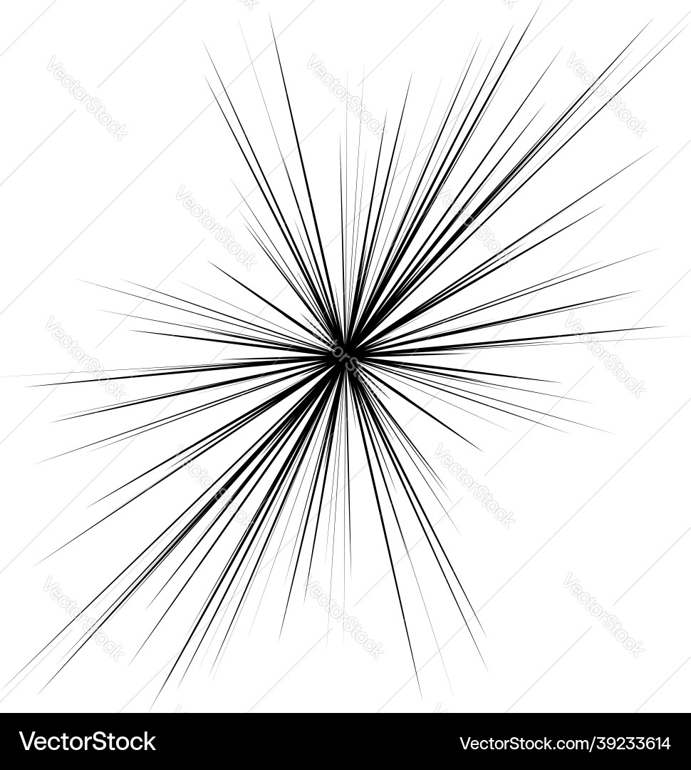 Radial radiating dynamic rays beams lines Radial radiating dynamic rays beams lines Vector Image