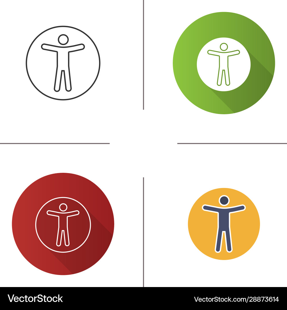 Web Accessibility Symbol vector image