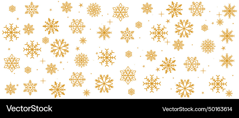 Weihnachtshintergrund mit goldenen Schneeflocken Weihnachtshintergrund mit goldenen Schneeflocken vektorbild