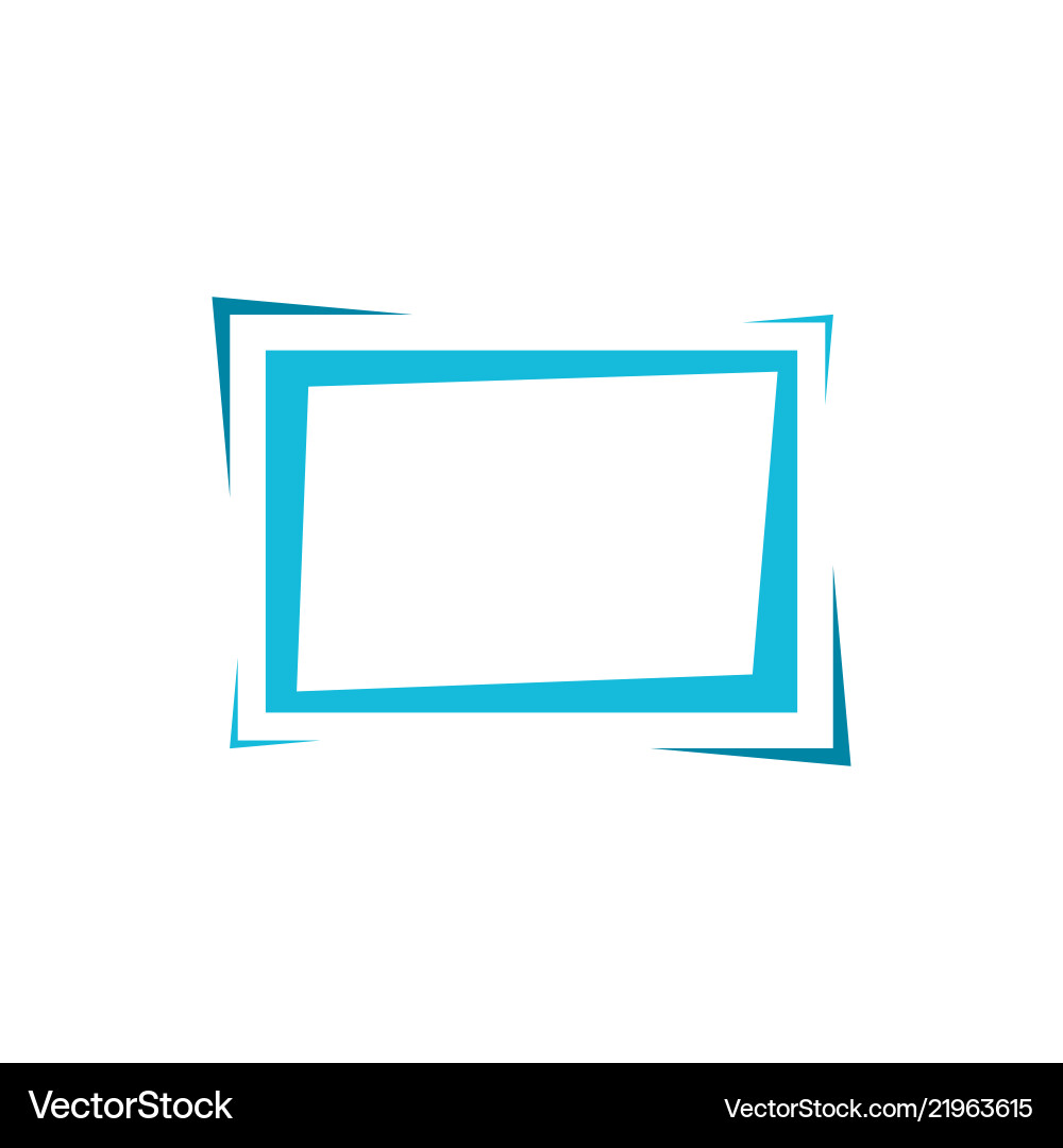 Bright frame for text or banner web design Vector Image