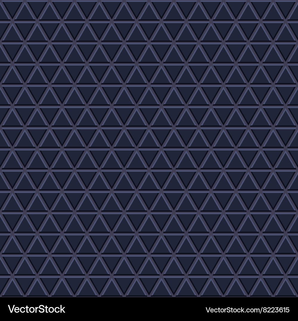 Dark Blue Triangular Pattern vector image