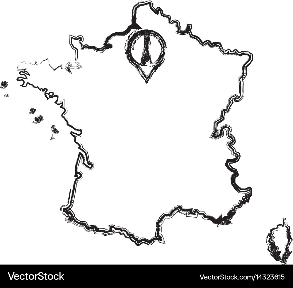 Eiffel tower architecture Vector Image