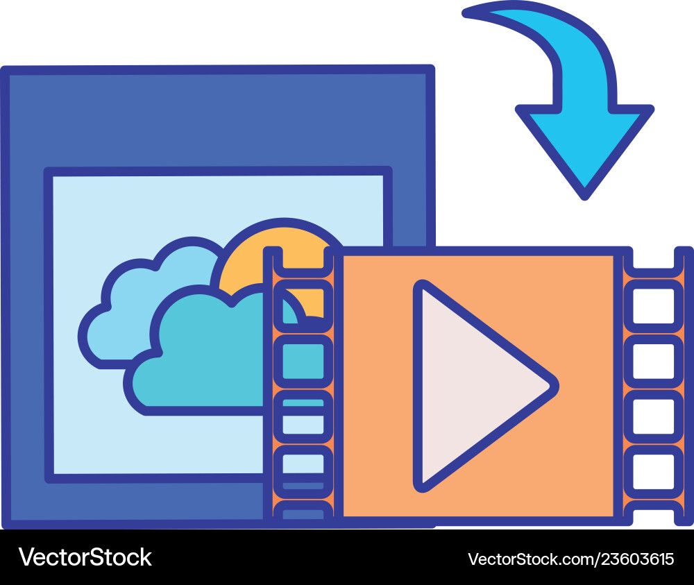 Photography with objects isolated icon vector image