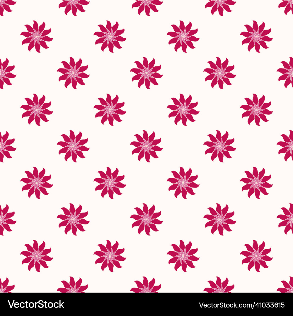 Red pattern on beige background for textile design Red pattern on beige background for textile design vector image