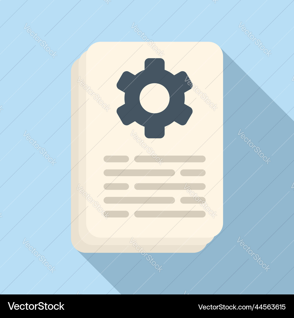 Redesign paper icon flat web ui Redesign paper icon flat web ui vector image