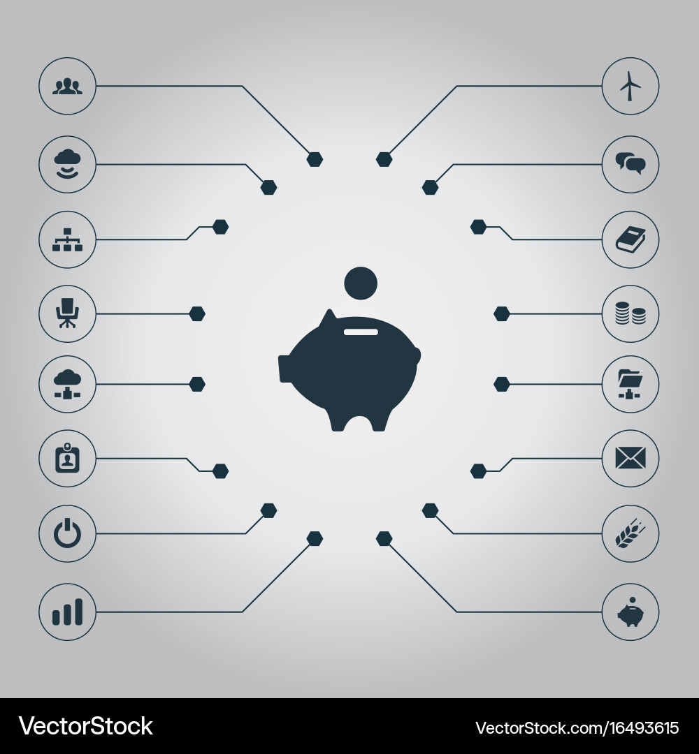 Set of simple commerce icons Vector Image
