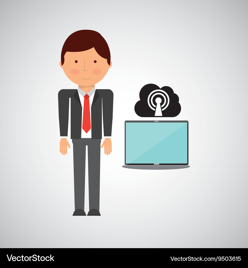 Wifi connection design vector image
