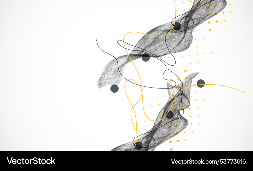 Abstract art background modern science Vector Image