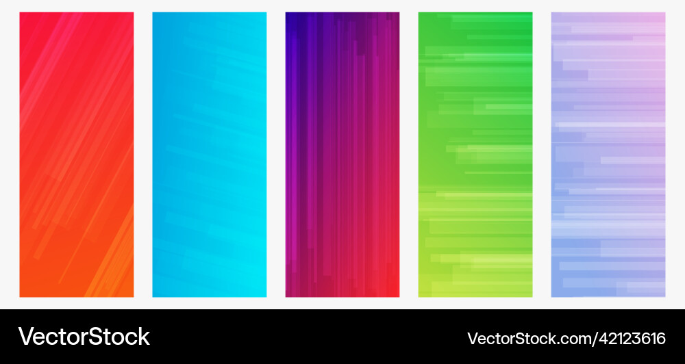 Modern colorful gradient background with lines Modern colorful gradient background with lines vector image