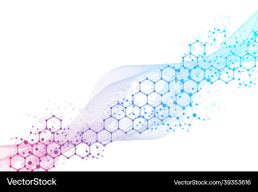 Science network pattern connecting lines and dots Science network pattern connecting lines and dots vector image
