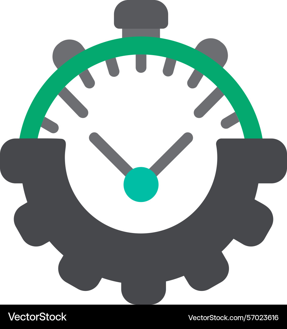 Workflow flat style icon design vector image