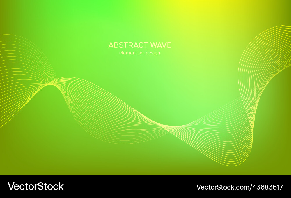 Abstract wave element for design digital Vector Image