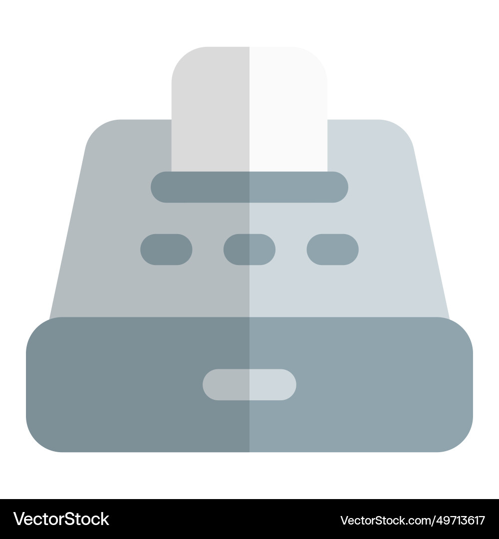 Device for processing financial transactions vector image