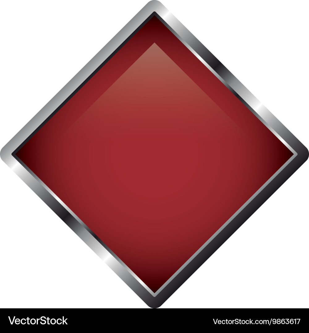 Frame with silver border isolated icon design Vector Image