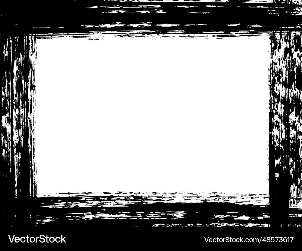 Grunge overlay abstract frame set vector image