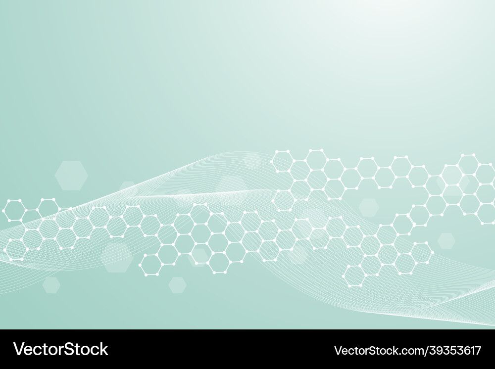 Hexagonal abstract background big data Hexagonal abstract background big data vector image