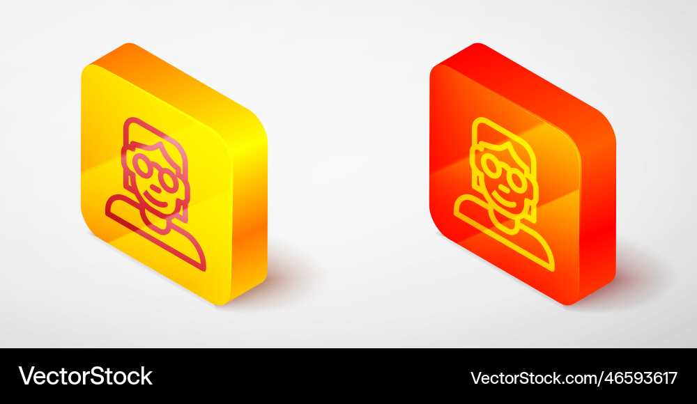 Isometric line Hacker oder Coder Icon isoliert Isometric line Hacker oder Coder Icon isoliert vektorbild