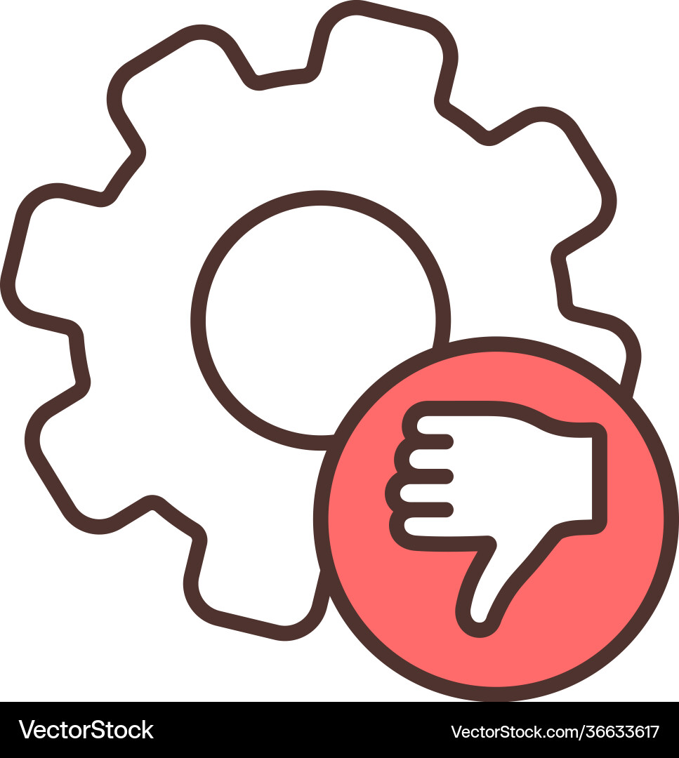 Lacking key skills rgb color icon Lacking key skills rgb color icon vector image