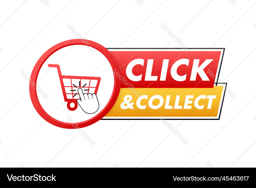 Lick und sammeln Banner flach Stil Website Lick und sammeln Banner flach Stil Website vektorbild