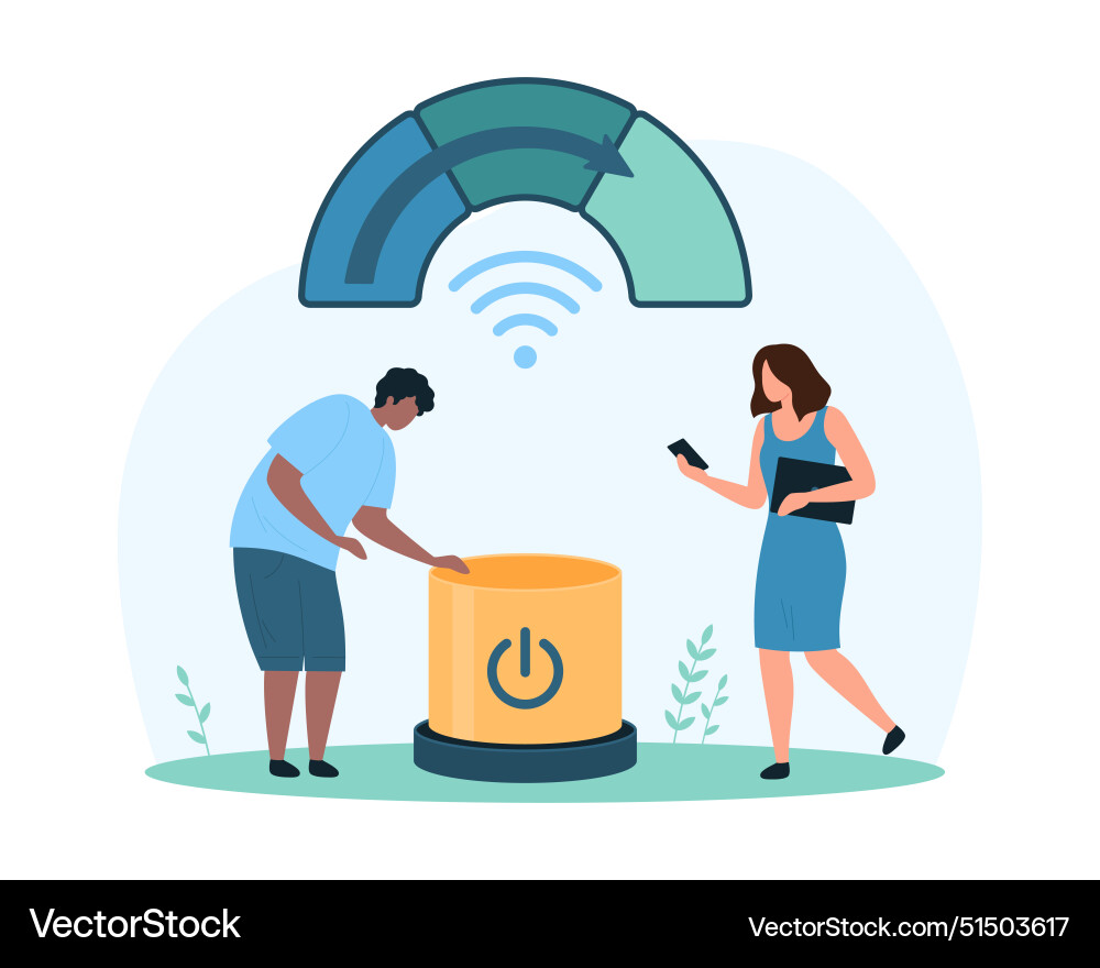 Wireless network connection public wifi hotspot Wireless network connection public wifi hotspot vector image