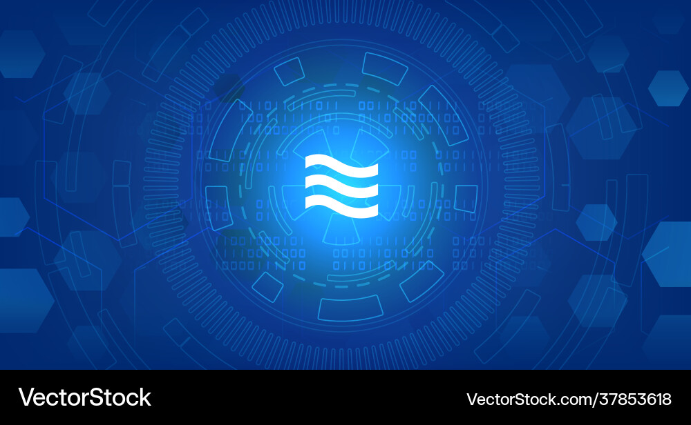 Abstract data transmission visualization Abstract data transmission visualization vector image