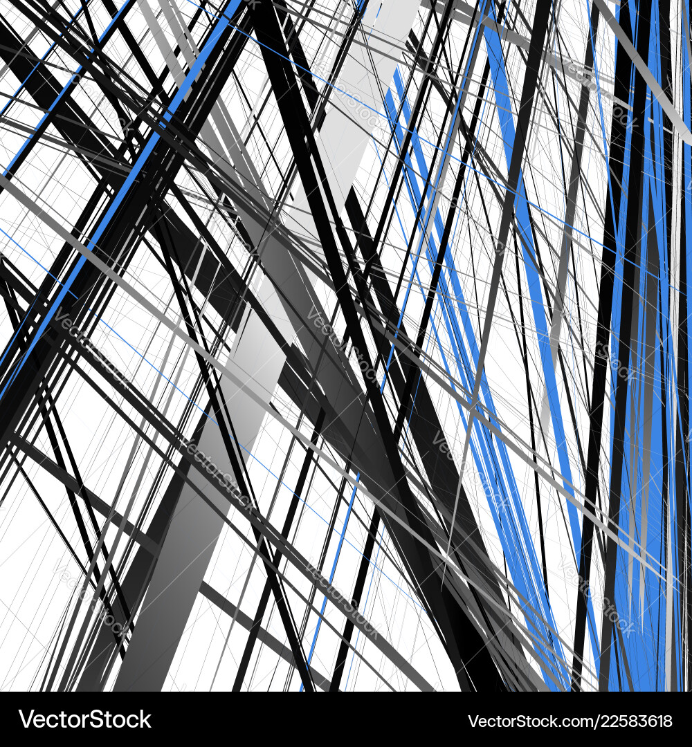Abstract geometric with random chaotic elements Abstract geometric with random chaotic elements vector image