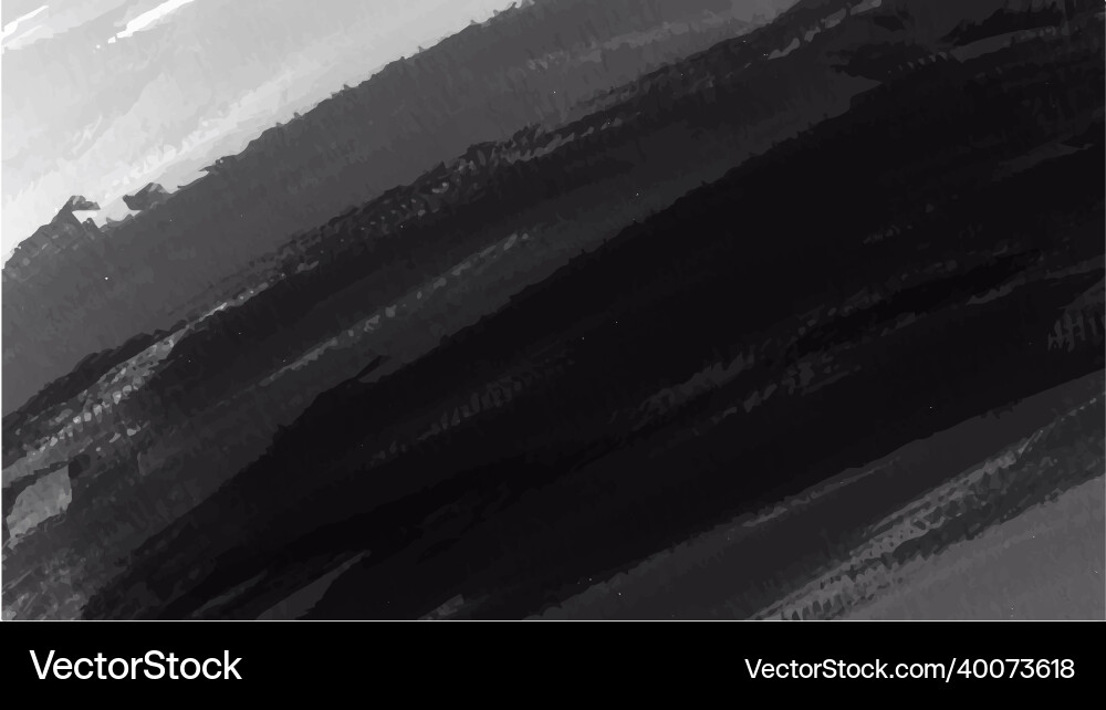 Black watercolor background for your design Black watercolor background for your design vector image