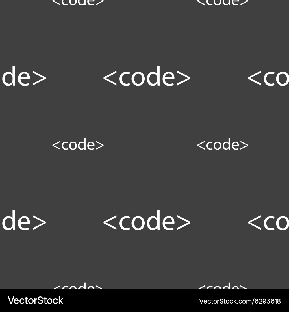 Codezeichen Symbol Programmiersprache Symbol Vektorbild
