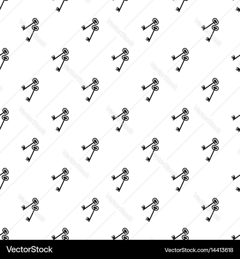 Keys pattern vector image