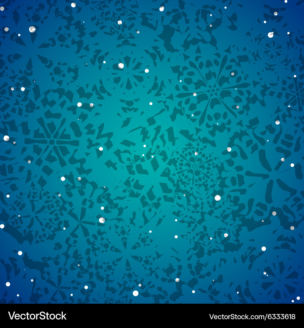 Snowflake pattern texture christmas vector image