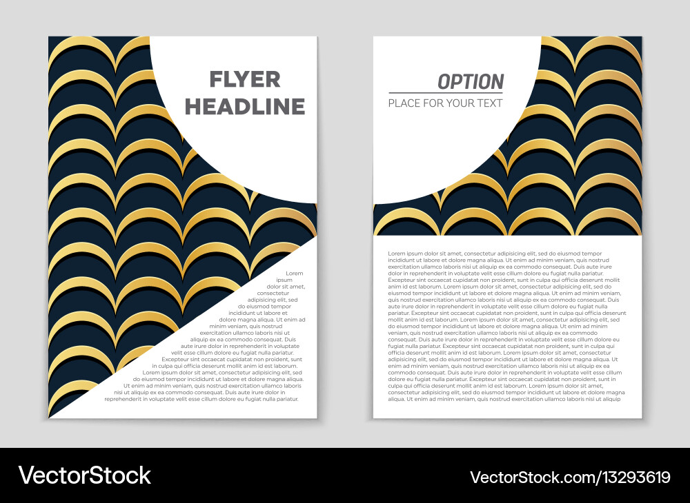 Abstract layout background set for art vector image