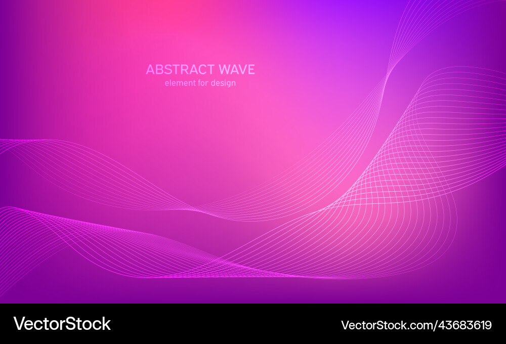 Abstract wave element for design digital Abstract wave element for design digital Vector Image